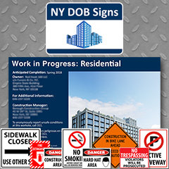 NY DOB Signs