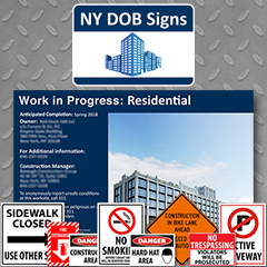 NY DOB Signs